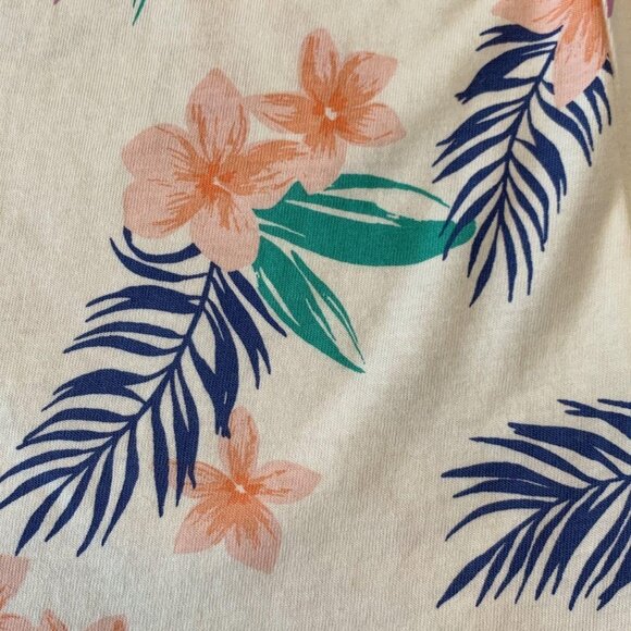 TEA COLLECTION Girls Baby Dress 6-9 NWT Hawaiian Floral Trapeze Infant Girl NEW - Picture 3 of 5